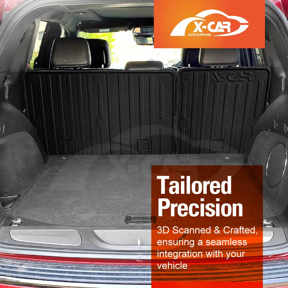 Floor Mats Boot Liner Set for Jeep Grand Cherokee 2011-2021 All Weather Heavy Duty Car Trunk Cargo Kick Mats Back Seat Protector Cover