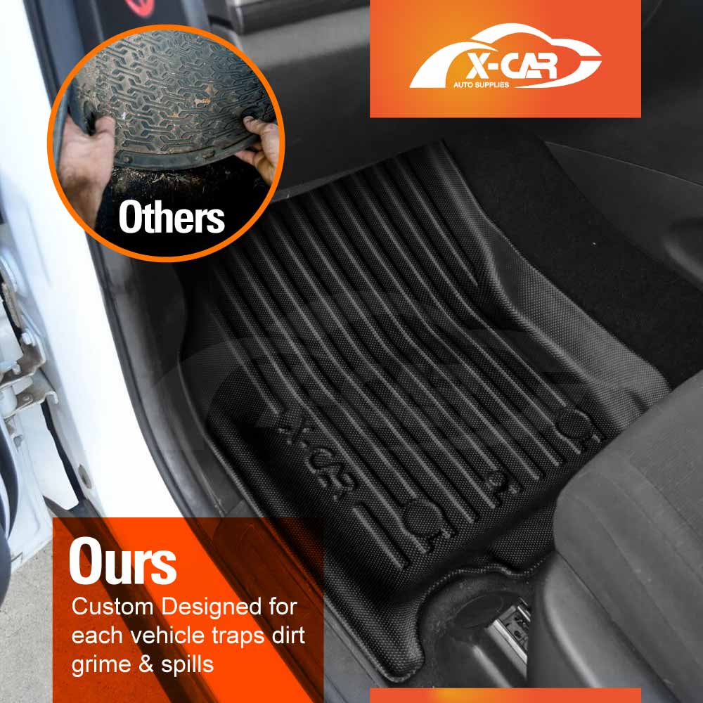 3D Floor Mats Boot Liner Set for Jeep Grand Cherokee 2011-2021 All Weather Heavy Duty Cargo Car Trunk Luggage Tray