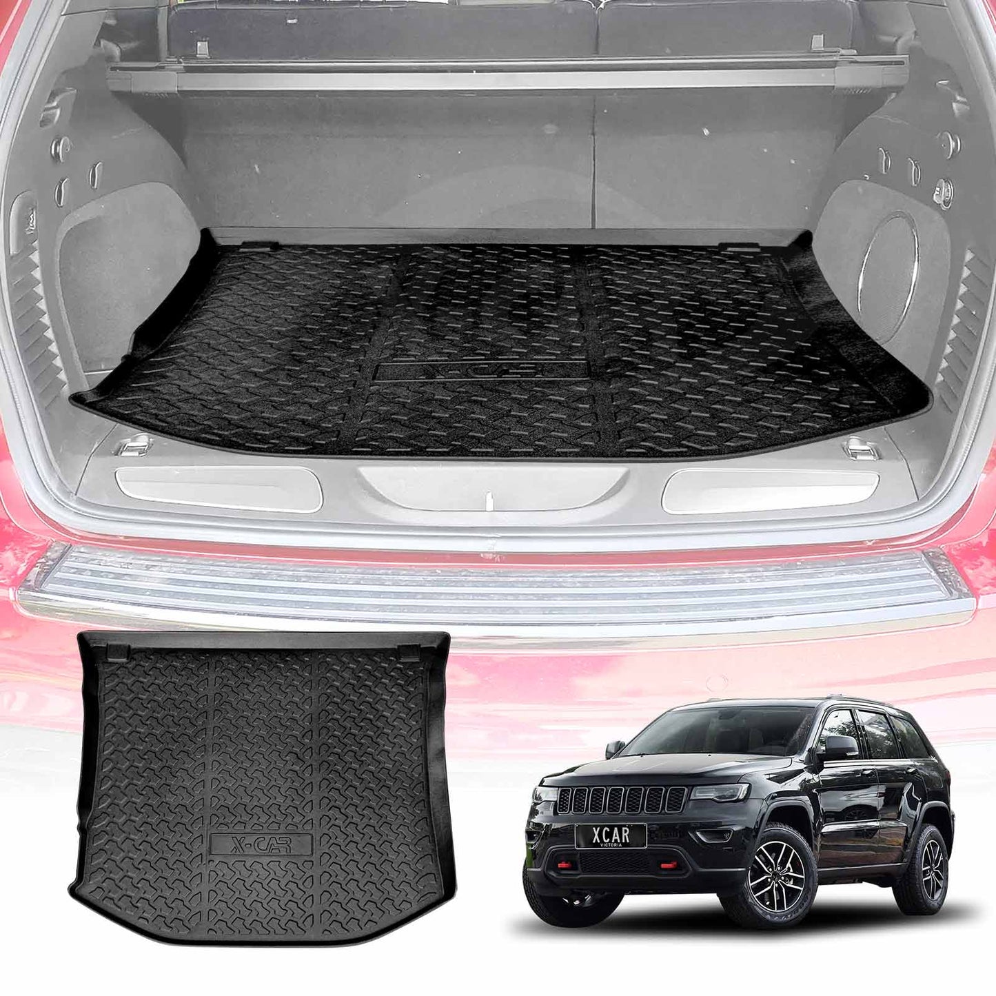 Boot Liner for Jeep Grand Cherokee 2011-2021 All Weather Heavy Duty Cargo Trunk Cover Mat Luggage Tray Car Accessories