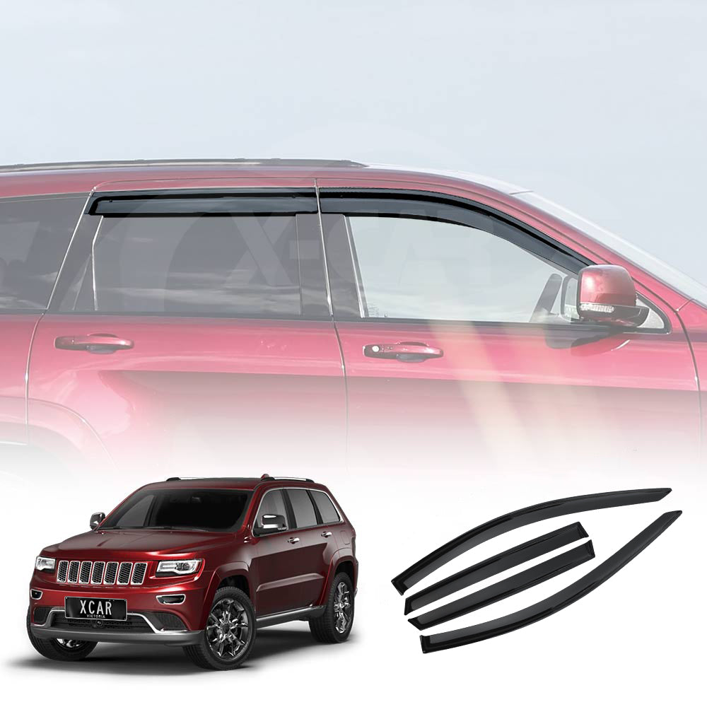 Weathershields for Jeep Grand Cherokee 2011-2021 Car Weather Shields Wind Deflectors Window Sun Visor