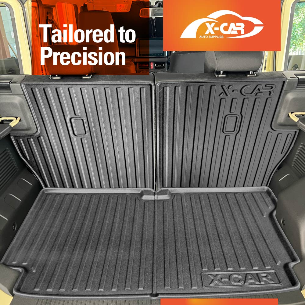 3D Floor Mats Boot Liner for Suzuki Jimny XL 5-Door 2023-2025 Auto Transmission All Weather Heavy Duty Cargo Car Trunk Luggage Tray