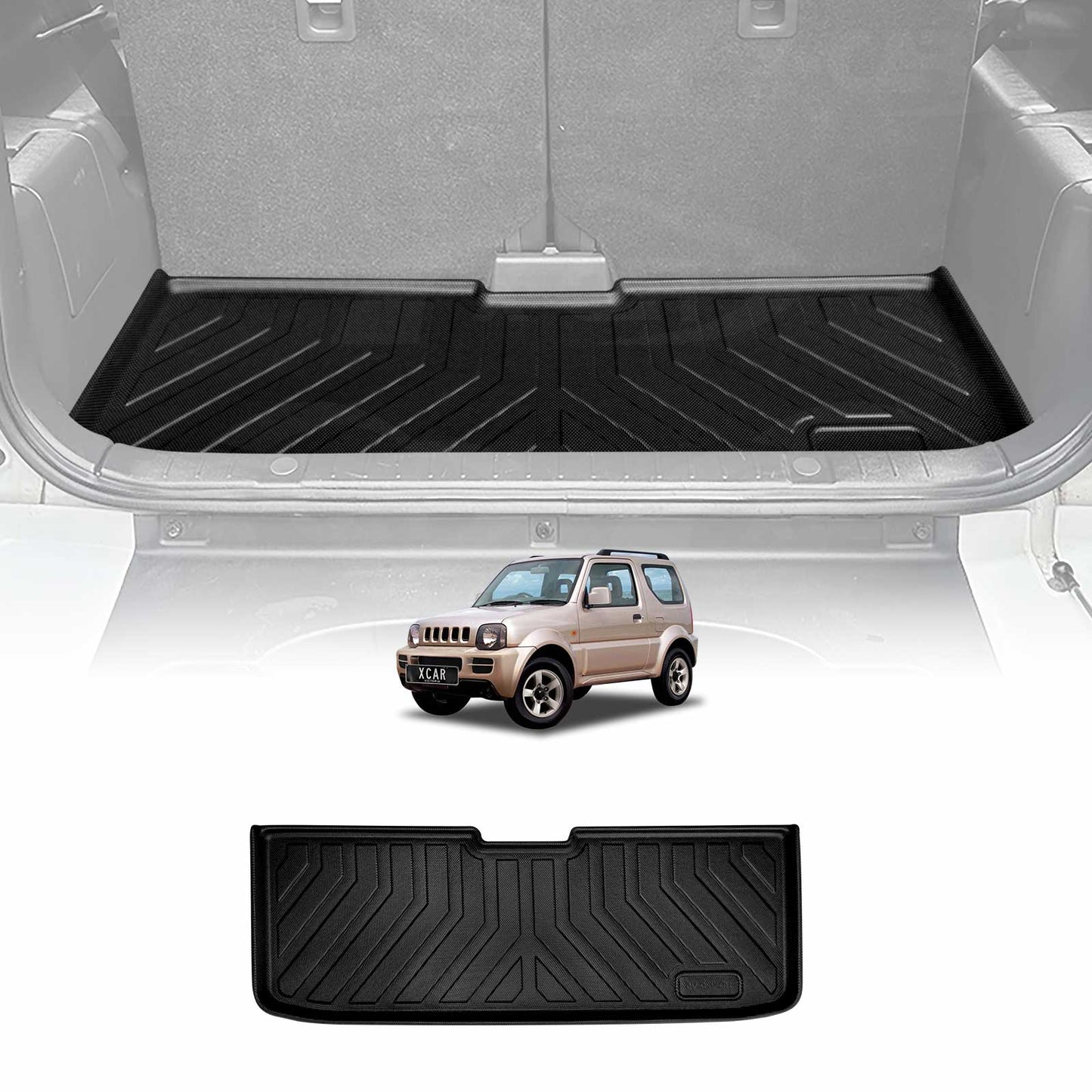 Boot Liner For Suzuki Jimny 3 Door 1998-2018 All Weather Heavy Duty Cargo Trunk Mat Luggage Tray Car Accessories