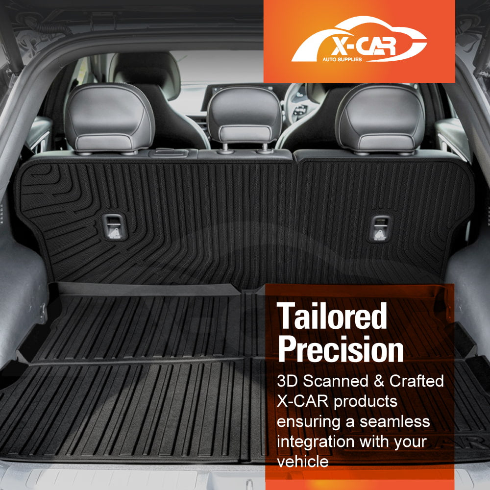 Back Seat Protector for Kia EV6 2021-Onwards All Weather Heavy Duty Car Kick Cargo Mats Cover Accessories