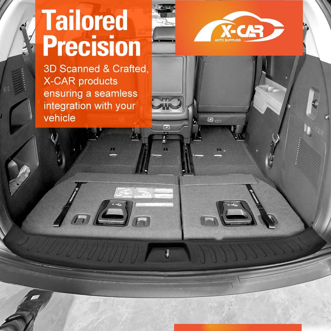 Boot Sill Protector for Kia Carnival KA4 Series 2020-Onwards TPE Rear Bumper Guard Scuff Plate Protector