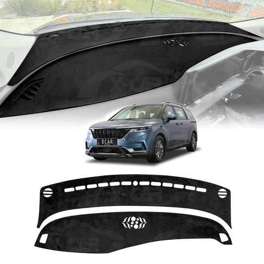 Dash Mats for Kia Carnival KA4 Series 2020-Onwards Non-Slip Microfiber Pad Cover Interior Accessories