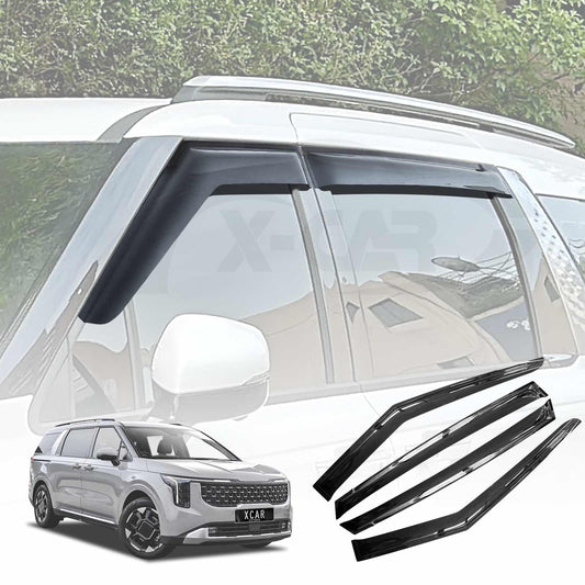 Weathershields for Kia Carnival KA4 Series 2020-Onwards Car Weather Shields Wind Deflectors Window Sun Visor 4-Piece Set