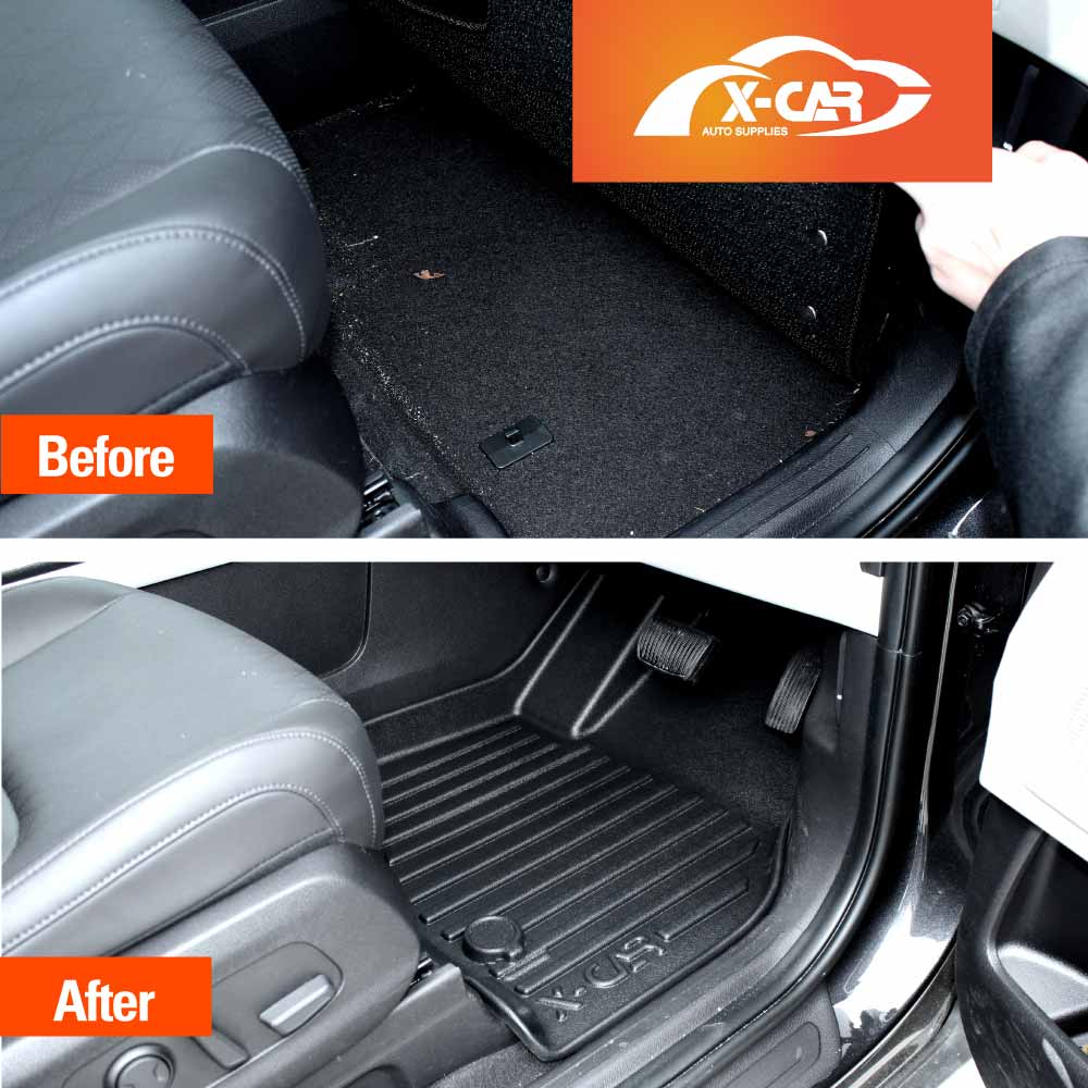3D Floor Mats Boot Liner Set for Kia Carnival KA4 Series 2020-Onwards All Weather Heavy Duty Cargo Car Trunk Luggage Tray