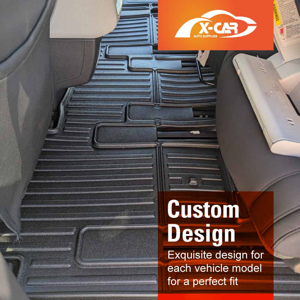 3D Floor Mats Boot Liner for Kia Carnival KA4 Hybrid 2020-Onwards All Weather Heavy Duty Cargo Car Trunk Luggage Tray