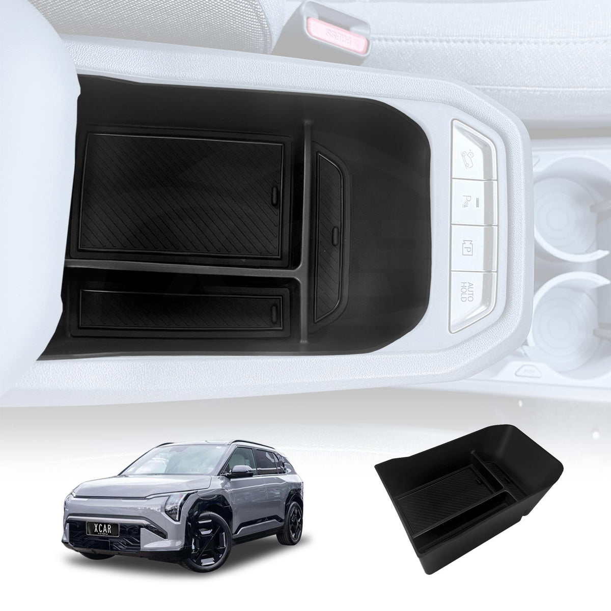 Armrest Organiser Tray for Kia EV3 2025-Onwards Centre Console Storage Box Insert Interior Accessories