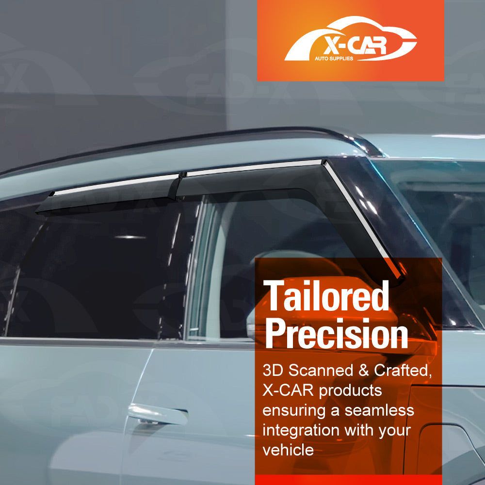 Weathershields for Kia EV5 2024-Onwards Car Weather Shields Wind Deflectors Window Sun Visor 4 Pcs