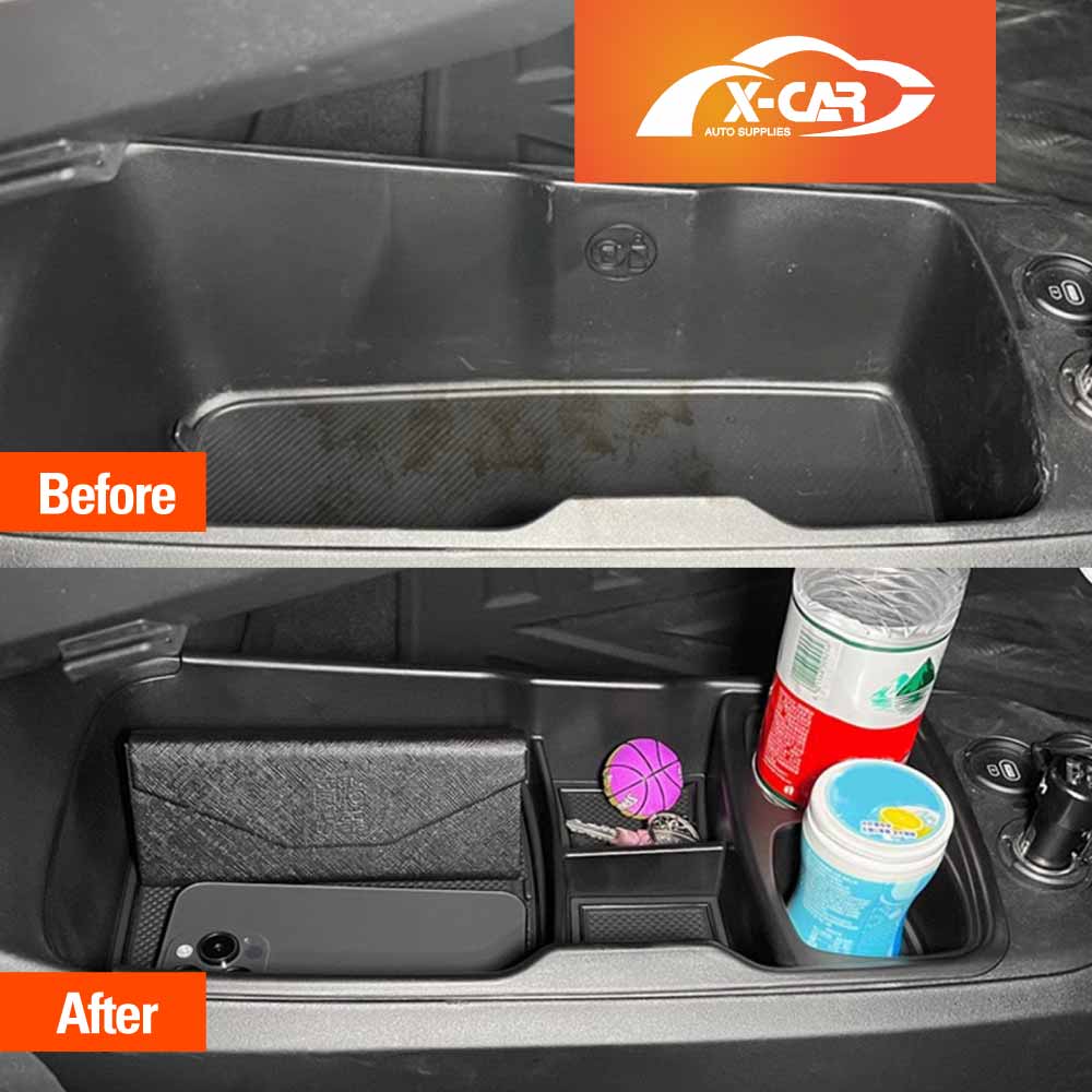 Center Console Box for Kia EV6 2021-Onwards Organizer Storage Cup Holder Container Tray Car Accessories