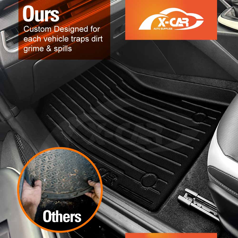 3D Floor Mats Boot Liner Set for Kia K4 Sedan 2024-Onwards All Weather Heavy Duty Cargo Car Trunk Luggage Tray