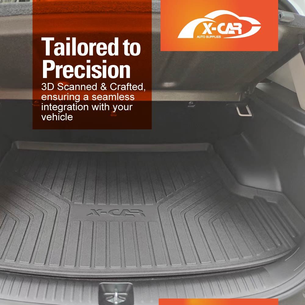 3D Floor Mats Boot Liner Set for  Kia Seltos 2019-2022 All Weather Heavy Duty Cargo Car Trunk Luggage Tray