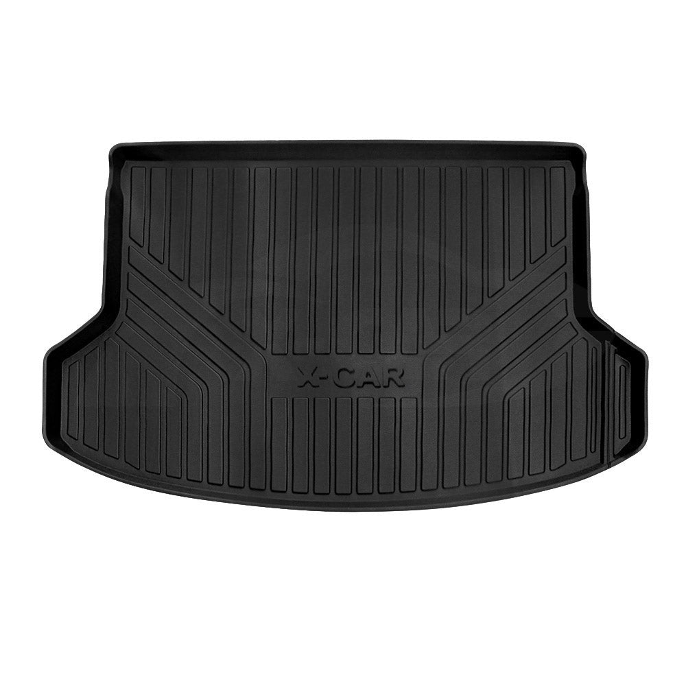 3D Floor Mats Boot Liner Set for Kia Seltos 2019-2022 All Weather Heavy Duty Cargo Kick Mats Back Seat Protector Cover