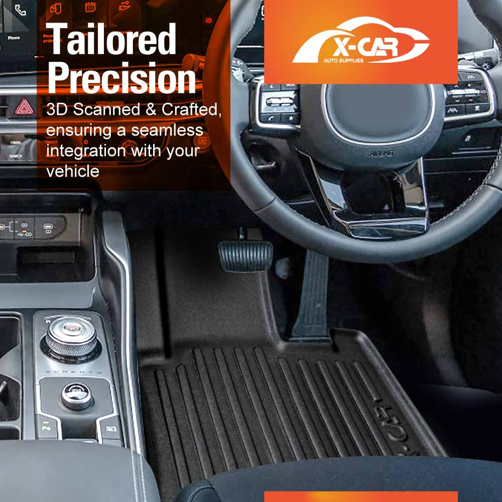 Front Rear Floor Mats for Kia Sorento 2020-Onwards Heavy Duty All Weather Car Mats Carpet Liner Set