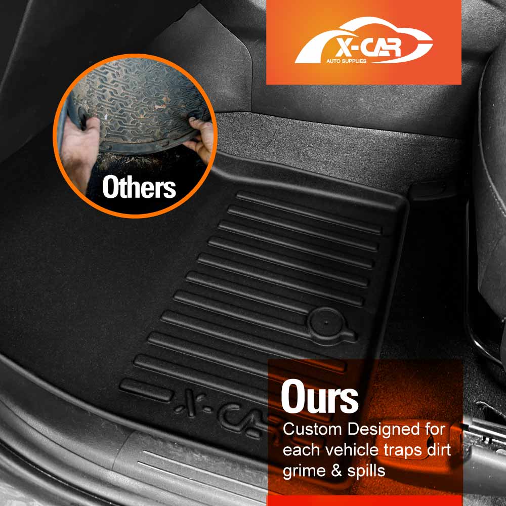 Front Rear Floor Mats for Kia Sorento 2020-Onwards Heavy Duty All Weather Car Mats Carpet Liner Set