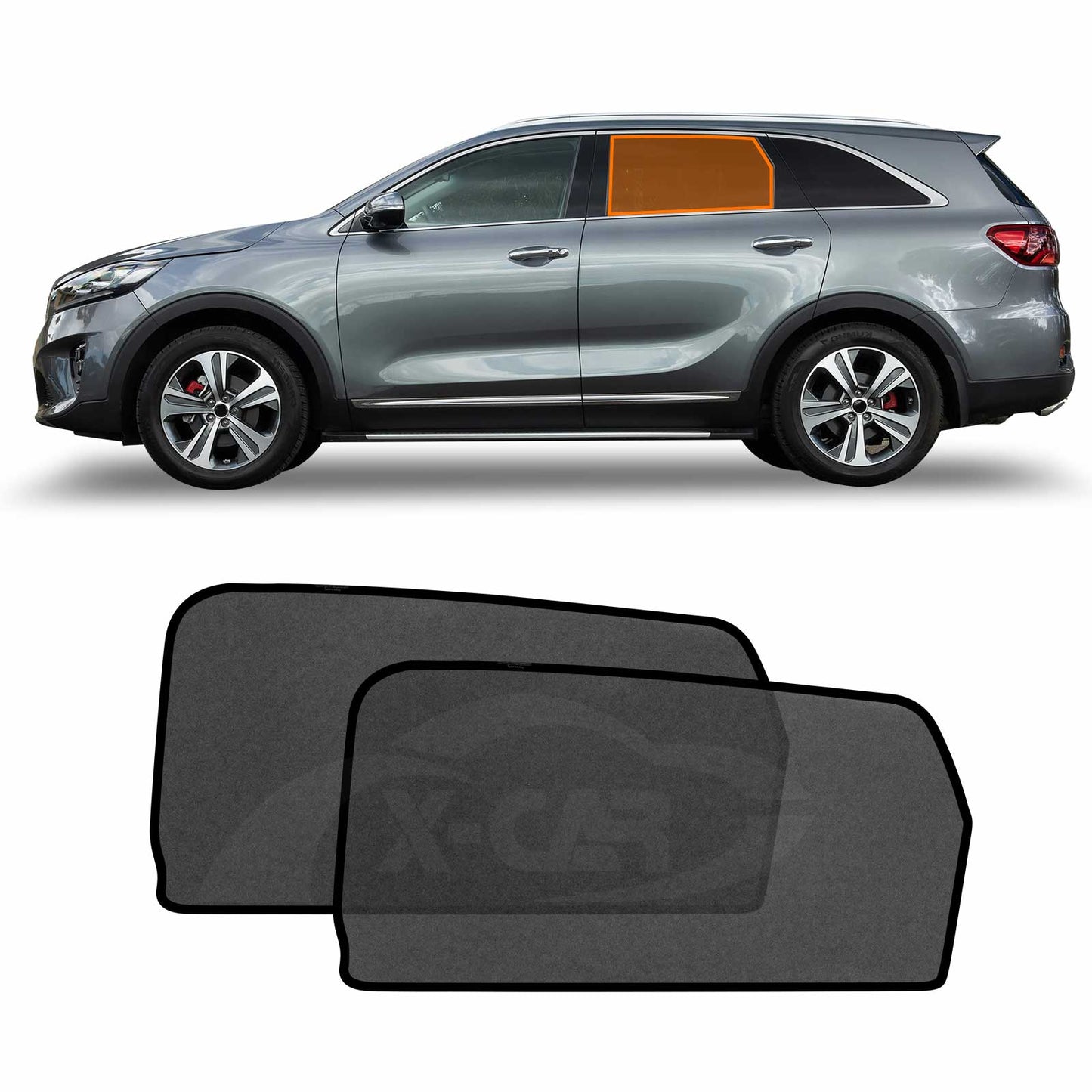 Rear Window Sun Shade for Kia Sorento UM Series 2015-2020 Car Sun Blind Mesh