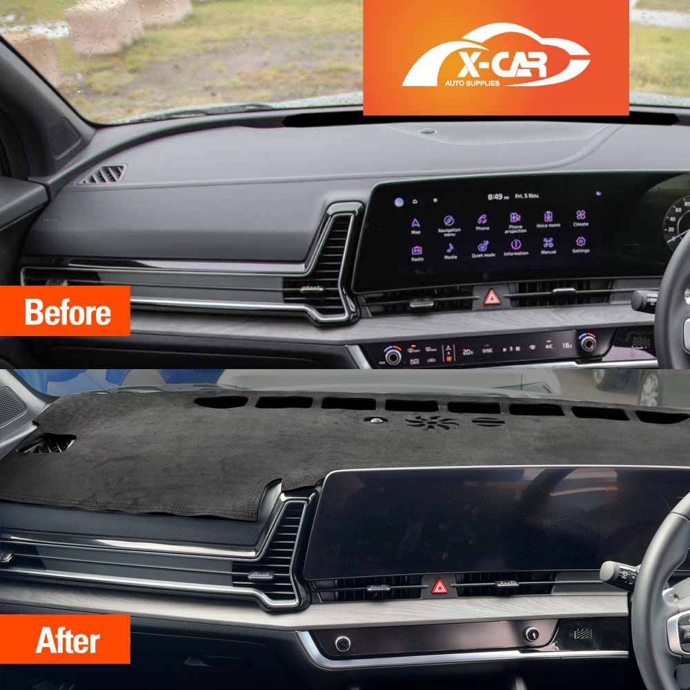 Dash Mat for Kia Sportage NQ5 2021-Onwards Microfiber Non-Slip Pad Cover Interior Accessories