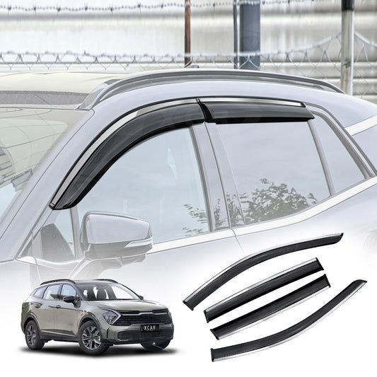 Weathershields for Kia Sportage 2021-Onwards Car Weather Shields Wind Deflectors Window Sun Visor 4 Pcs