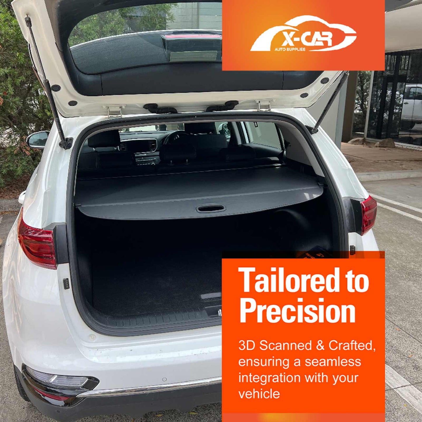 Retractable Car Trunk Shade Rear Cargo Security Shield Luggage Cover for Kia Sportage 2011-2021