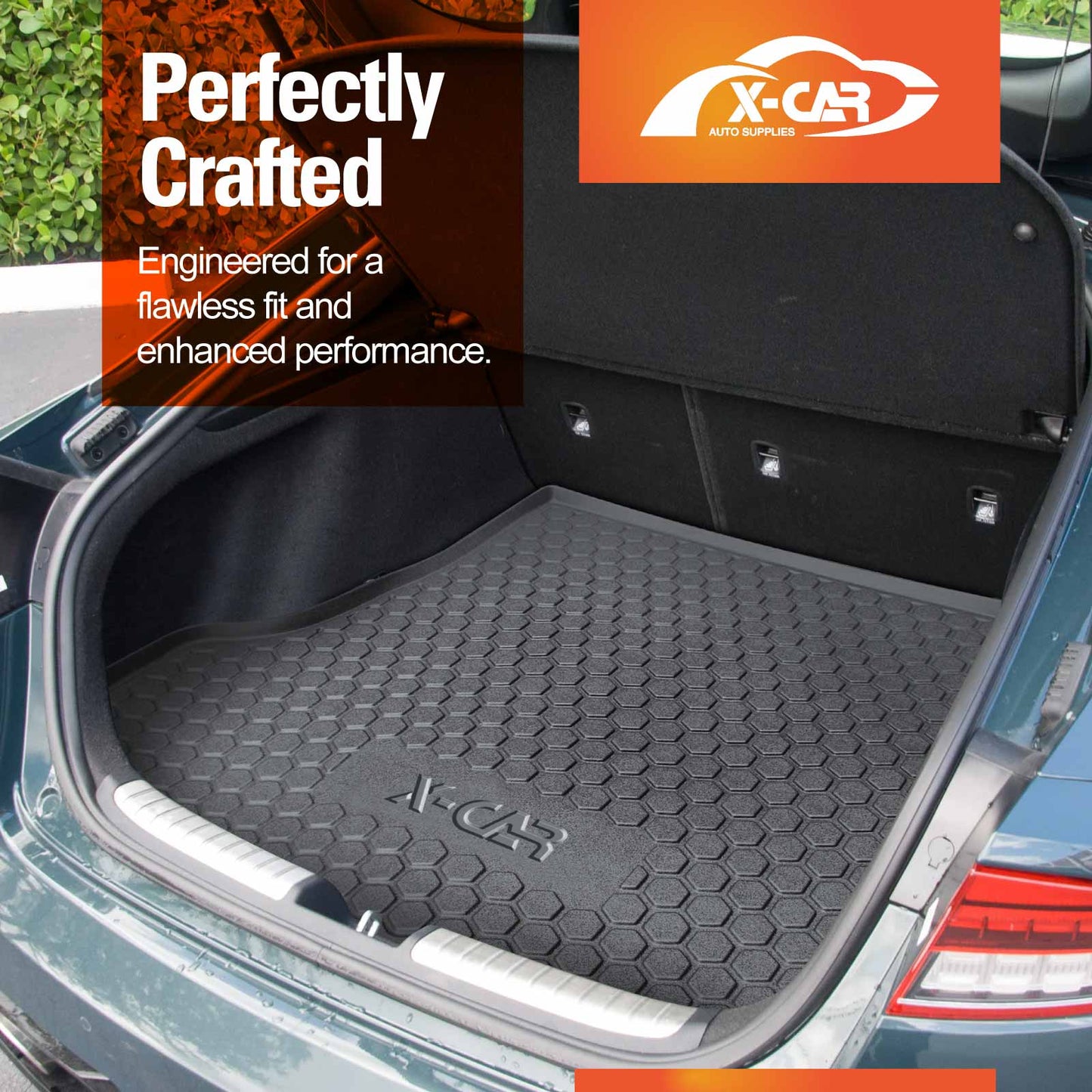 Boot Liner for Kia Stinger 2017-2024 All Weather Heavy Duty Car Trunk Cover Cargo Mat Luggage Tray
