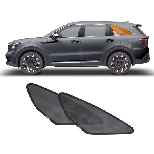 Port Window Sun Shade for Kia Sorento 2020-Onwards Car Sun Blind Mesh Third Row Window