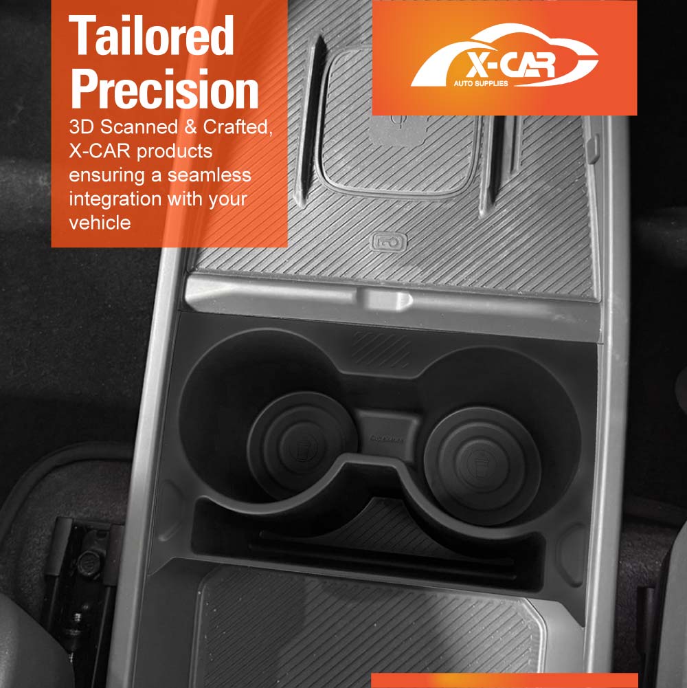 Cup Holder Insert for Kia EV3 2025-Onwards Centre Console Rubber Interior Accessories