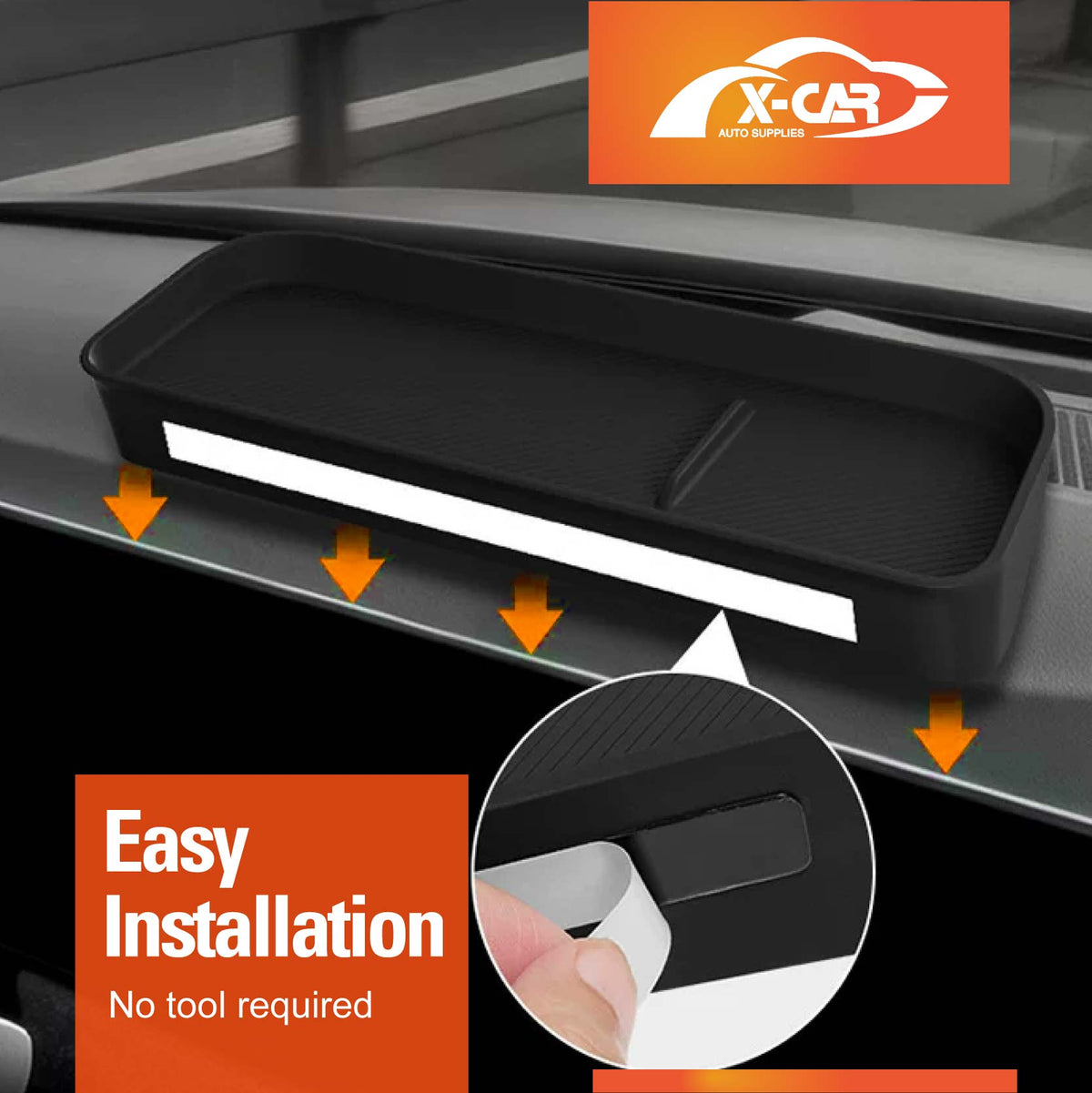 Dashboard Storage Tray for Kia EV4 2025-Onwards Behind Touch Screen Organizer Centre Console Interior Accessories