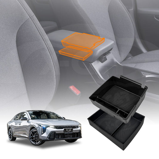 Armrest Organizer Tray Set for Kia K4 Sedan 2024-Onwards Centre Console Storage Box Interior Car Accessories