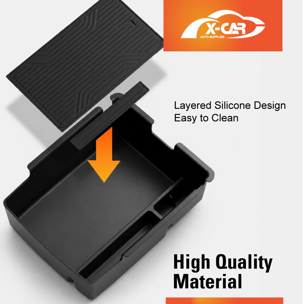 Upper Layer Armrest Organizer Tray for Kia K4 Sedan 2024-Onwards Centre Console Storage Box Interior Car Accessories
