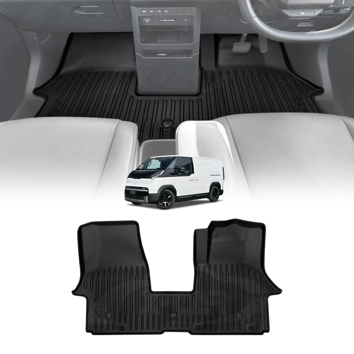 3D Front Floor Mat for Kia PV5 PV 5 2026-Onwards Heavy Duty All Weather Car Waterproof Interior Protection Liner