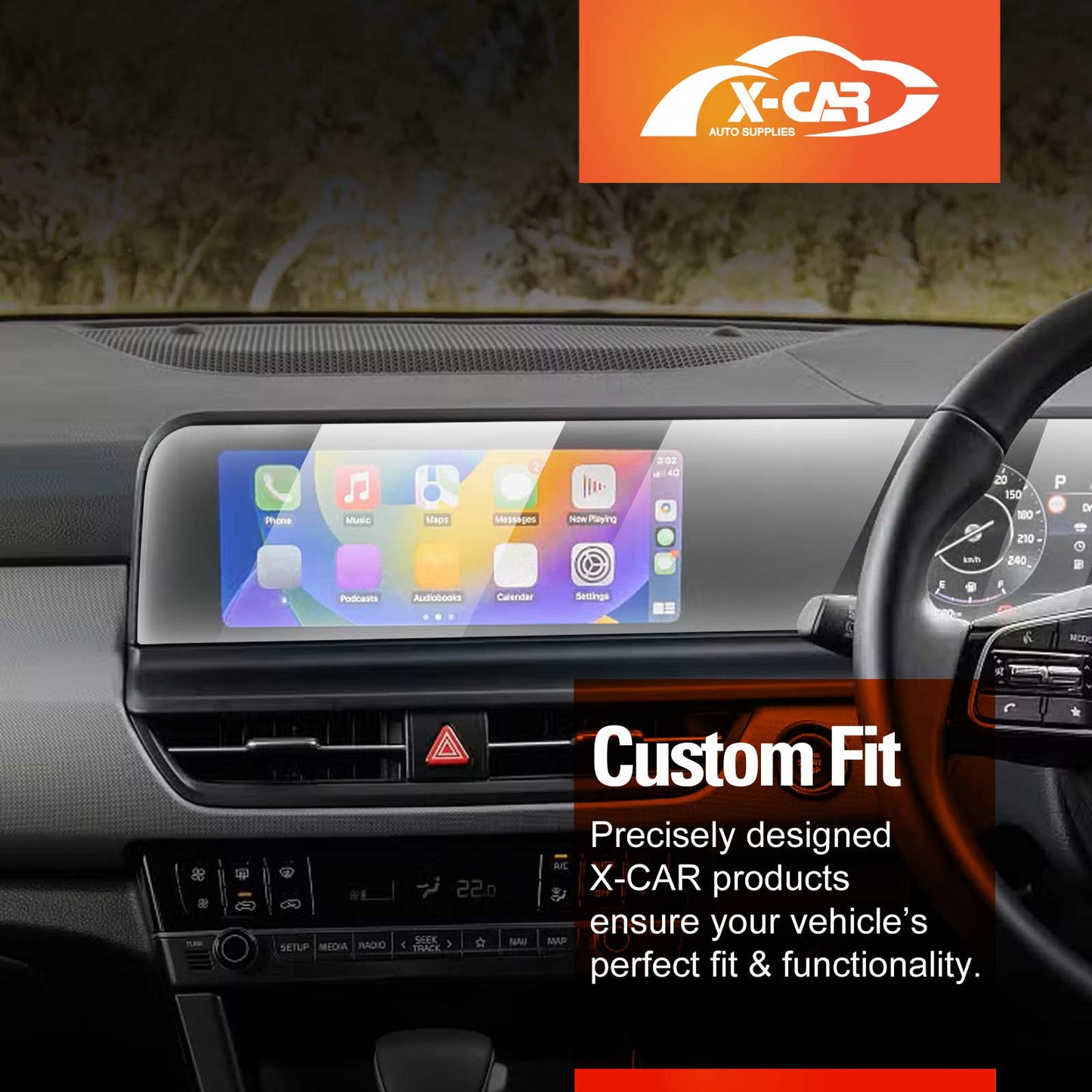 Screen Protector for Kia Seltos 2022-Onwards Touchscreen Anti-Scratch Film Cover Dashboard Display Protection Accessories