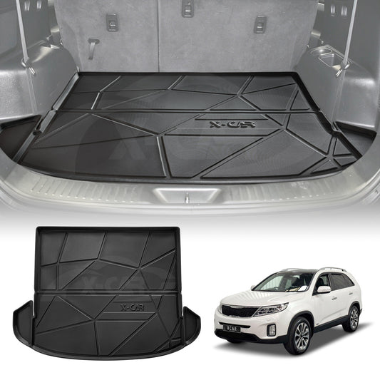 Boot Liner for Kia Sorento 2009-2014 All Weather Heavy Duty Car Trunk Cover Cargo Mat Luggage Tray