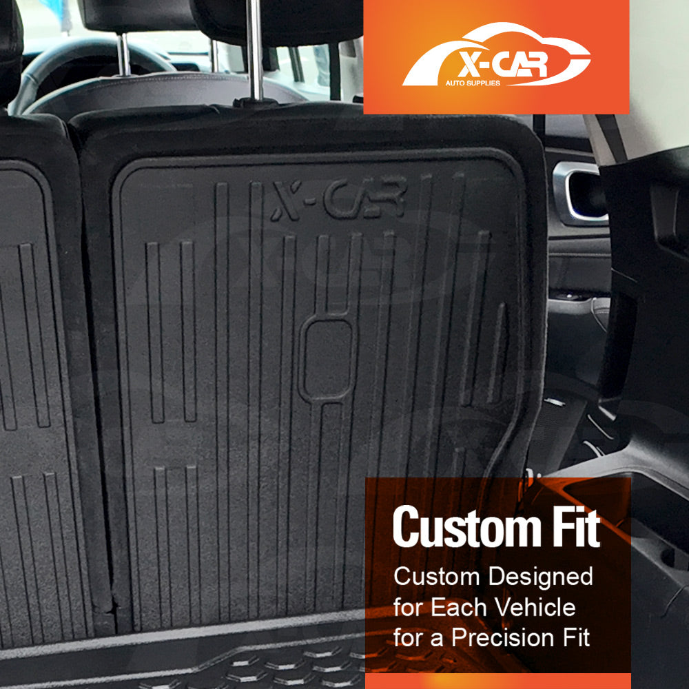 Back Seat Protector for Kia Sorento 2020-Onwards All Weather Heavy Duty Car Kick Cargo Mats Cover Accessories