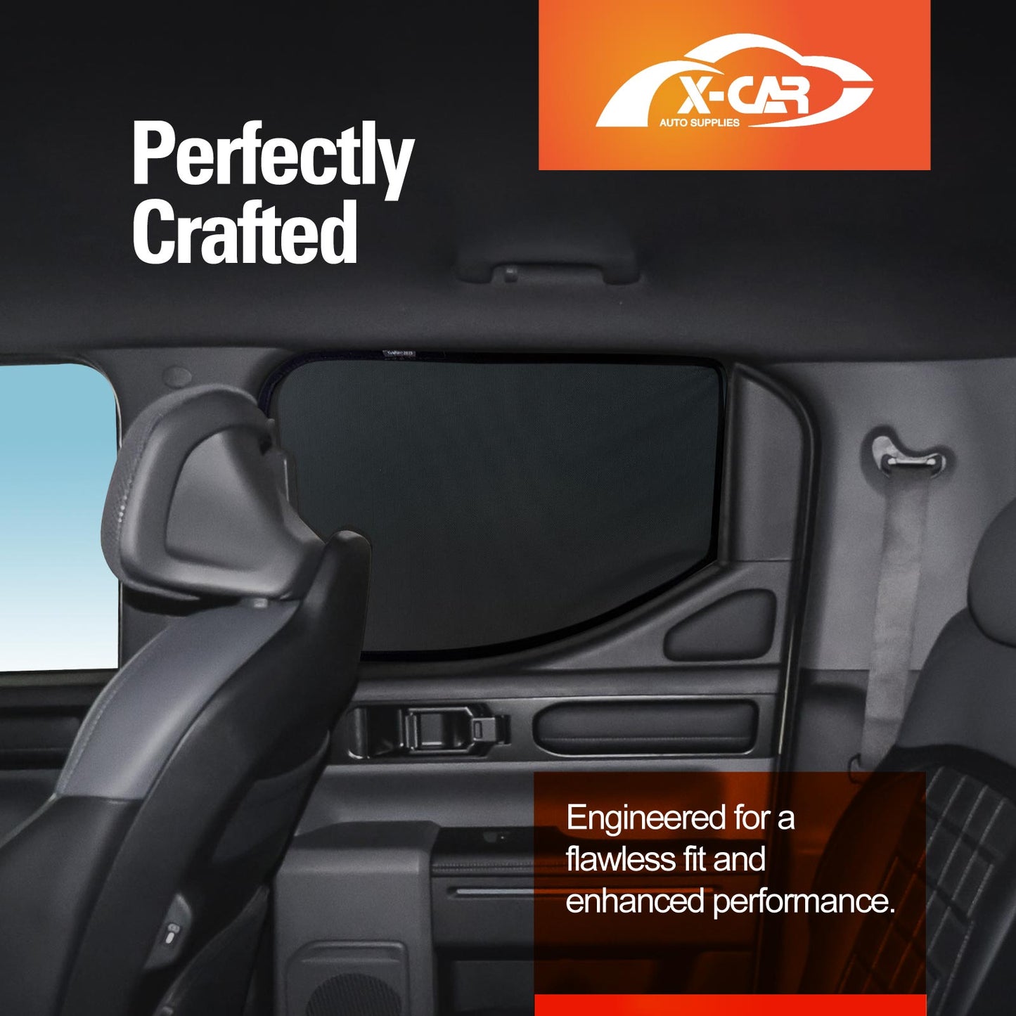 Window Sun Shades for Kia Tasman Dual Cab 2025-Onwards Car UV Protection Windscreen Blind Mesh