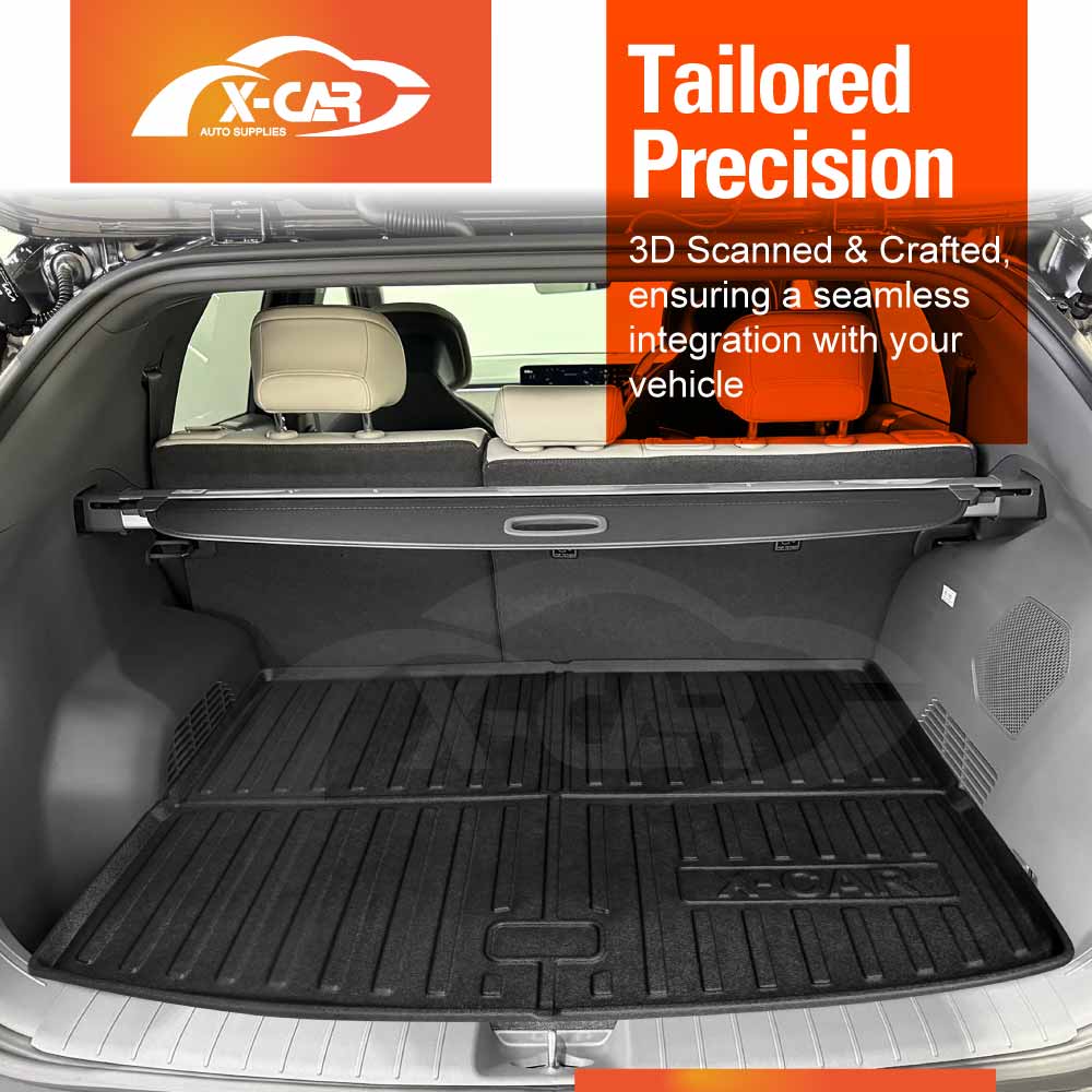 3D Floor Mats Boot Liner Set for Kia EV3 2025-Onwards All Weather Heavy Duty Cargo Car Trunk Luggage Tray