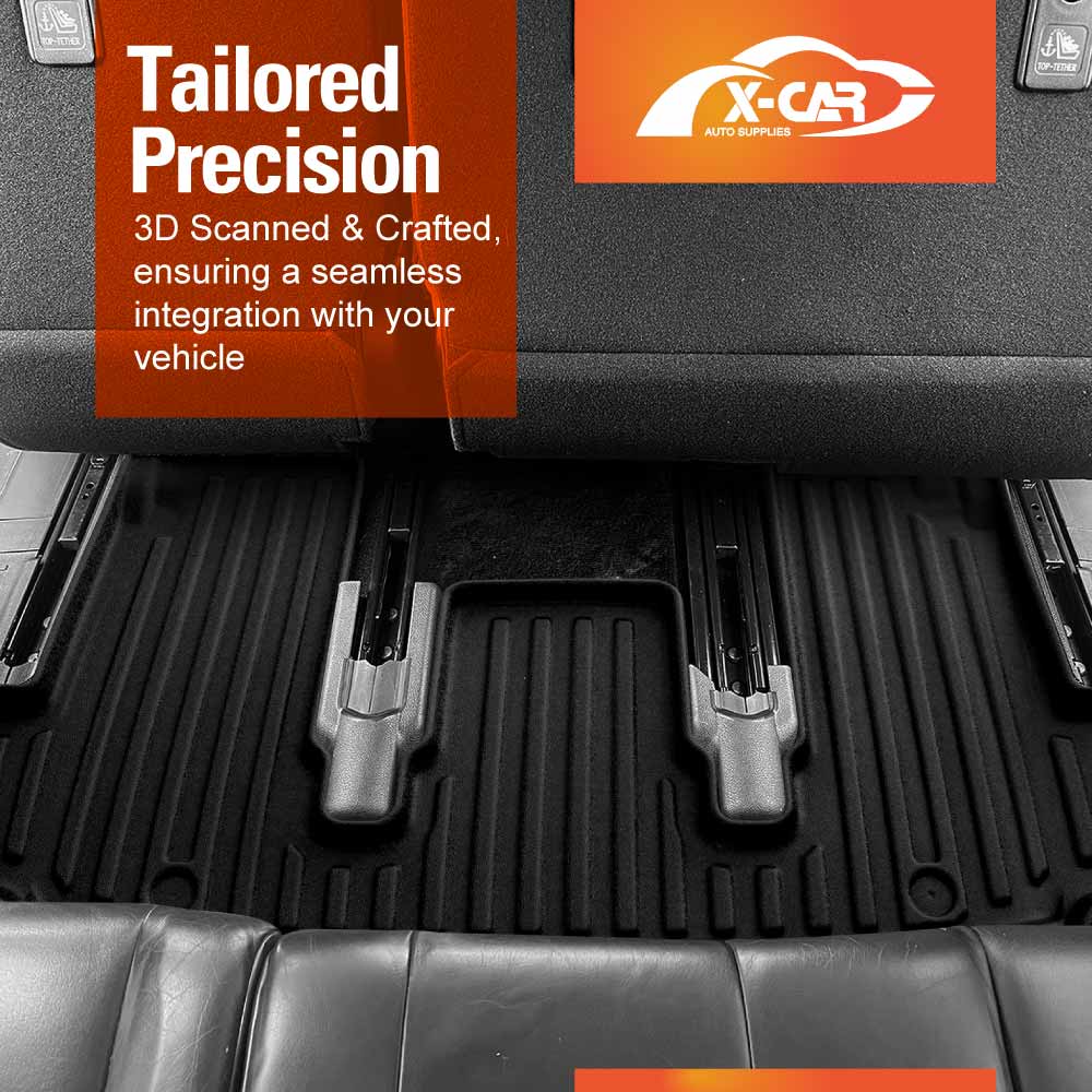 3D Floor Mats Boot Liner for Toyota Kluger 2021-2025 All Weather Heavy Duty Cargo Car Trunk Luggage Tray