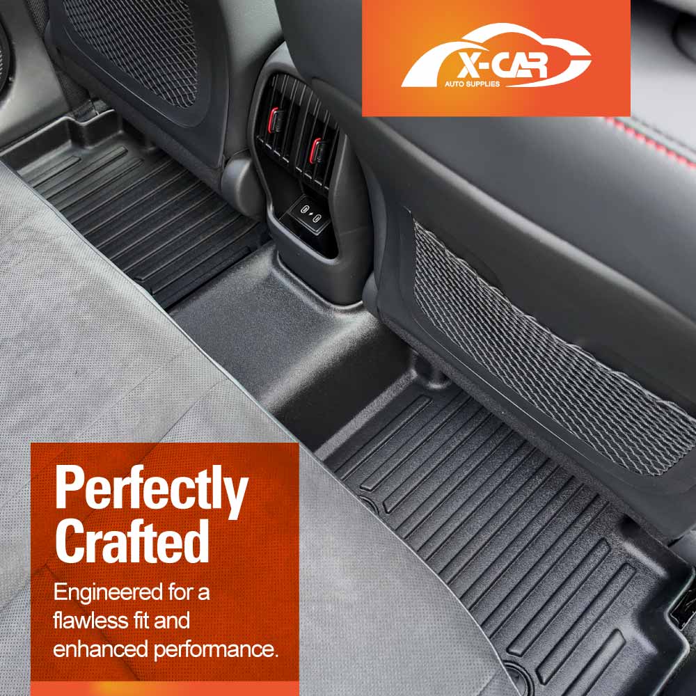 3D Floor Mats Boot Liner for Hyundai Kona 2023-Onwards All Weather Heavy Duty Cargo Car Trunk Luggage Tray