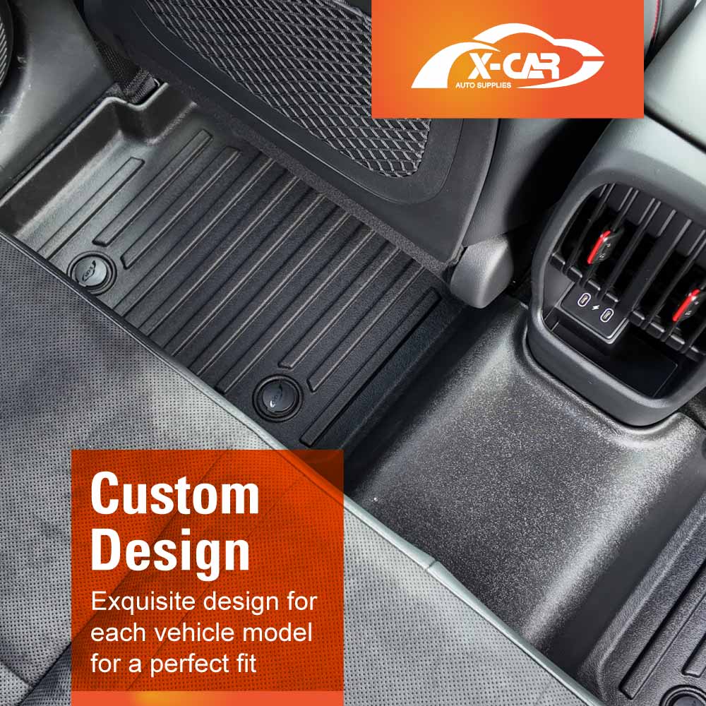 3D Floor Mats Boot Liner for Hyundai Kona 2023-Onwards All Weather Heavy Duty Cargo Car Trunk Luggage Tray