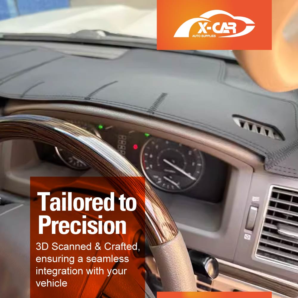 Dash Mat Pad Cover for Toyota LandCruiser 200 LC200 Series 2007-2021 Non-Slip Microfiber Leather