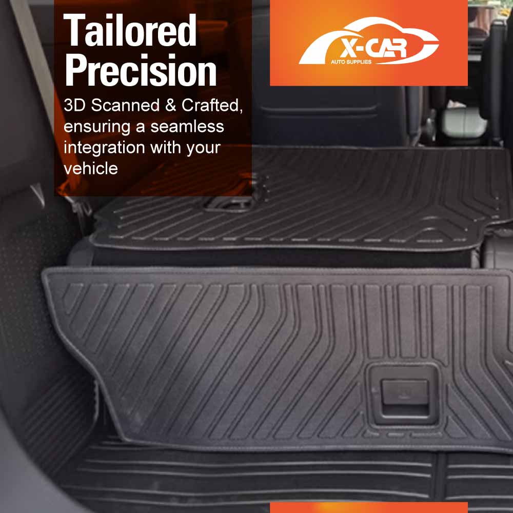 Boot Liner Back Seat Protector for LDV MIFA 9 MIFA9 2022-2025 All Weather Heavy Duty Cargo Car Trunk Kick Mats
