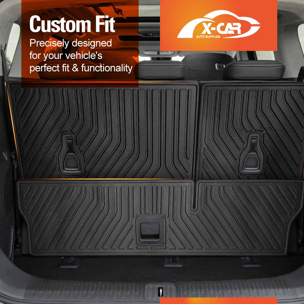 Boot Liner Back Seat Protector for LDV MIFA 9 MIFA9 2022-2025 All Weather Heavy Duty Cargo Car Trunk Kick Mats