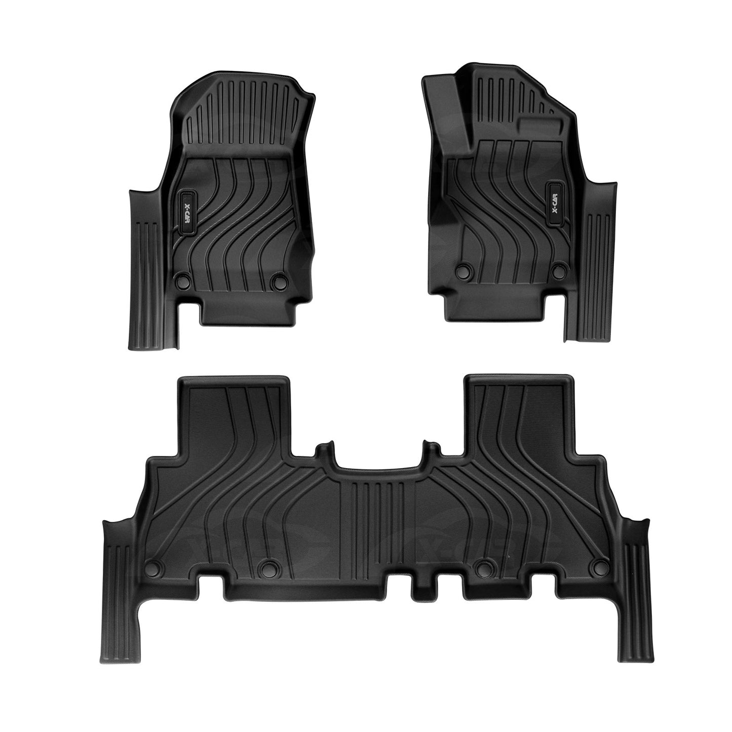 3D Floor Mats for LDV Terron 9 Dual Cab 2025-Onwards Heavy Duty All Weather Car Waterproof Interior Protection Liner Set
