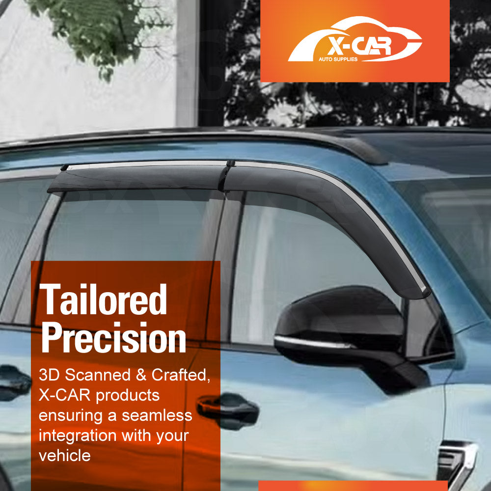 Weathershields for LDV D90 2025-Onwards Car Weather Shields Wind Deflectors Window Sun Visor 4 Pcs