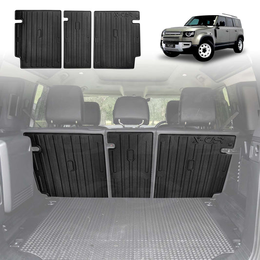 Back Seat Protector for Land Rover Defender L663 110 5 Seater 2020-Onwards All Weather Heavy Duty Car Seat Kick Mats Cover Accessories