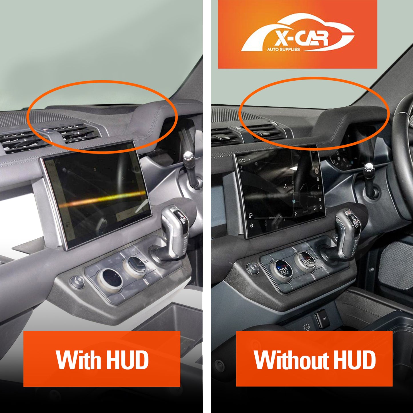Dash Mat for Land Rover Defender 90 2021-Onwards Non-HUD Non-Slip Microfiber Pad Cover Interior Accessories