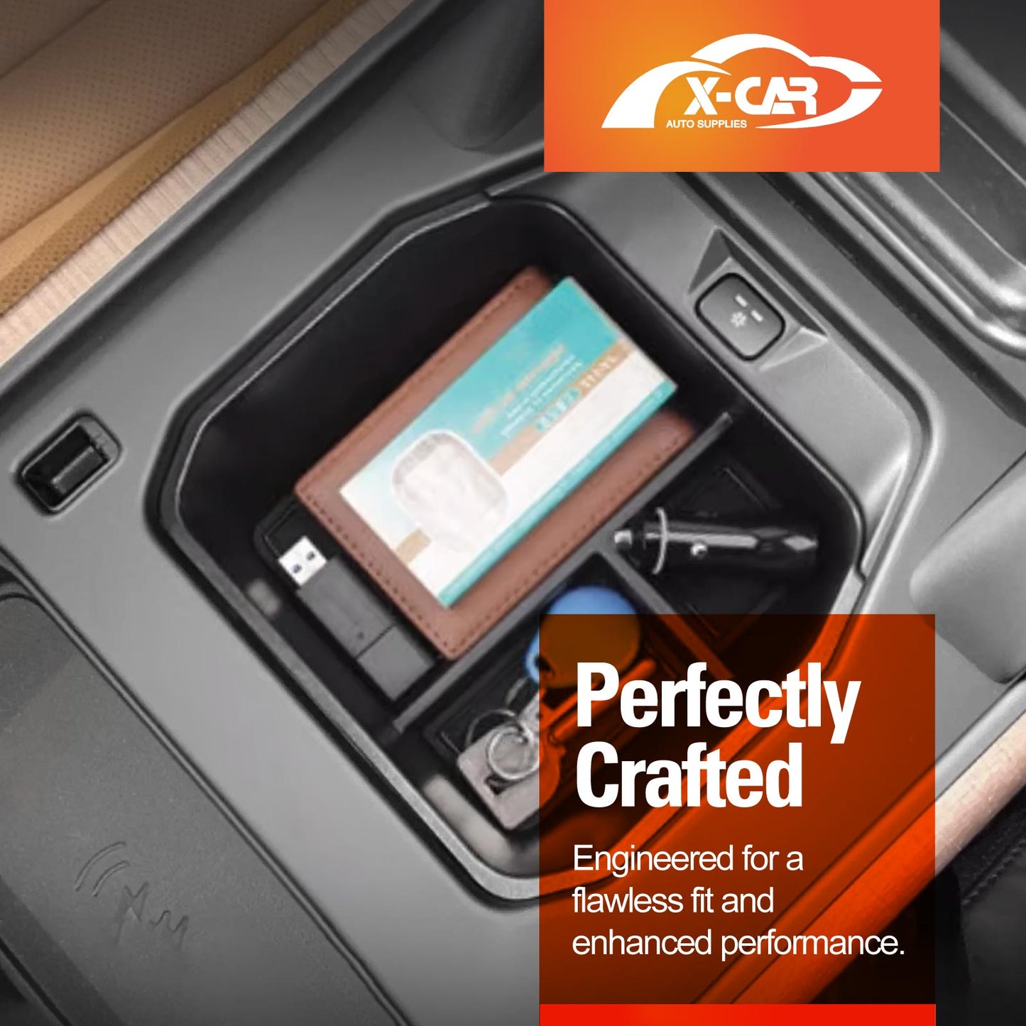 Armrest Organizer Tray for Land Rover Defender 2020-Onwards Centre Console Storage Box Interior Car Accessories