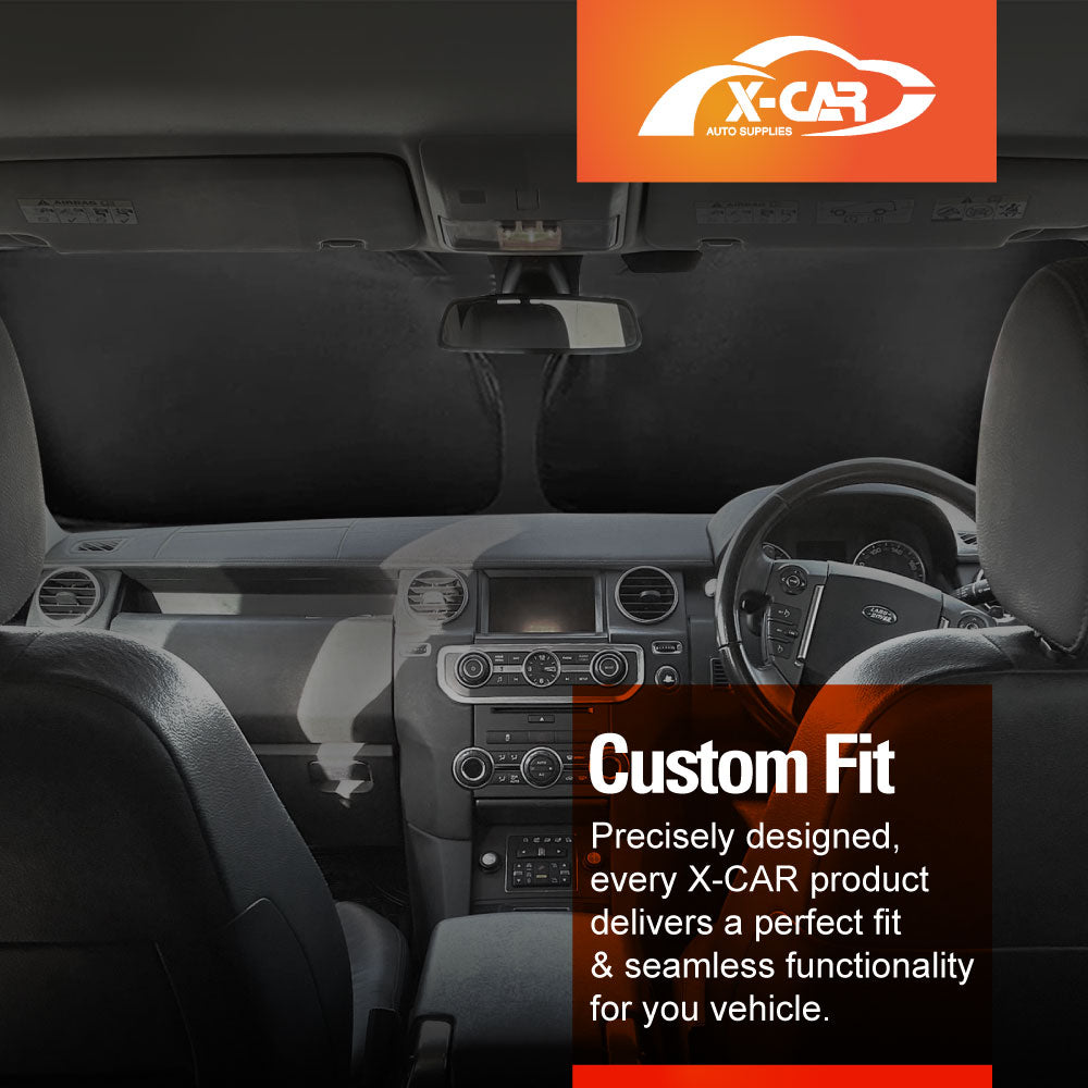 WindScreen Sun Shade for Land Rover Discovery 3 4 2004-2016 Blocks UV Rays Foldable Custom Wind Screen Sun Visor Protector