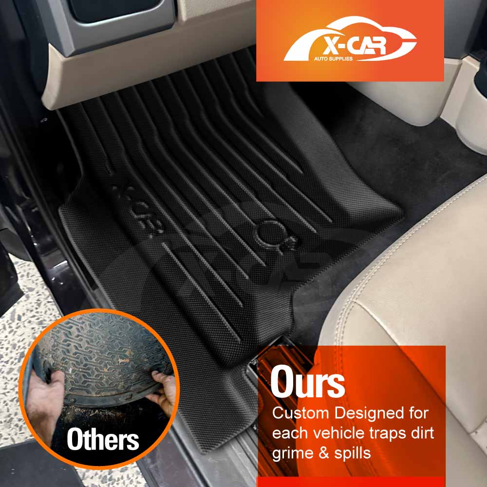 3D Floor Mats Boot Liner for Land Rover Discovery & Discovery 3 4 D3 D4 2005-2016 All Weather Heavy Duty Cargo Car Trunk Luggage Tray