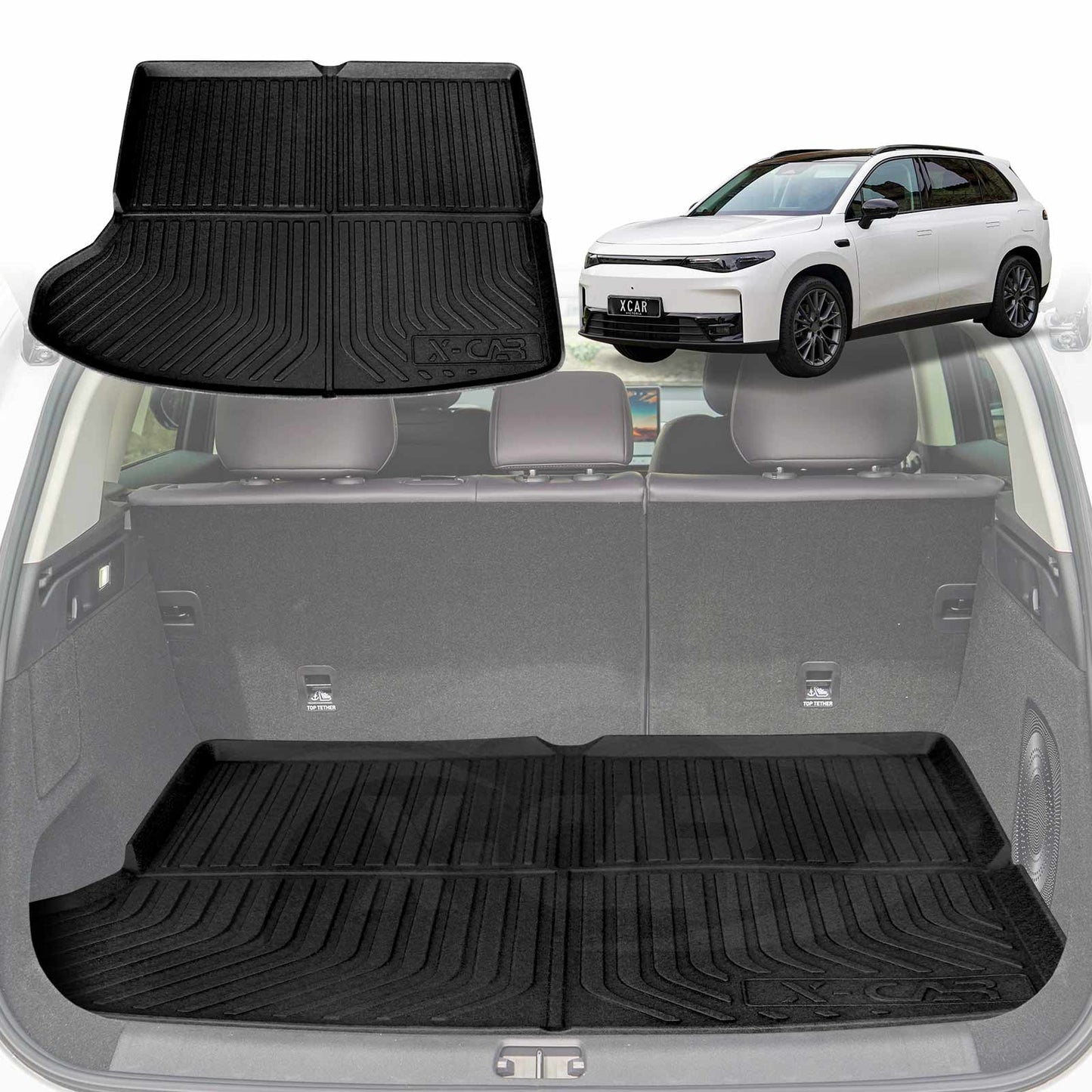 Boot Liner for Leapmotor C10 2024-Onwards All Weather Heavy Duty Cargo Trunk Mat Luggage Tray